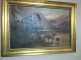 Antique oil painting
