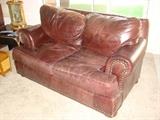 Leather Loveseat