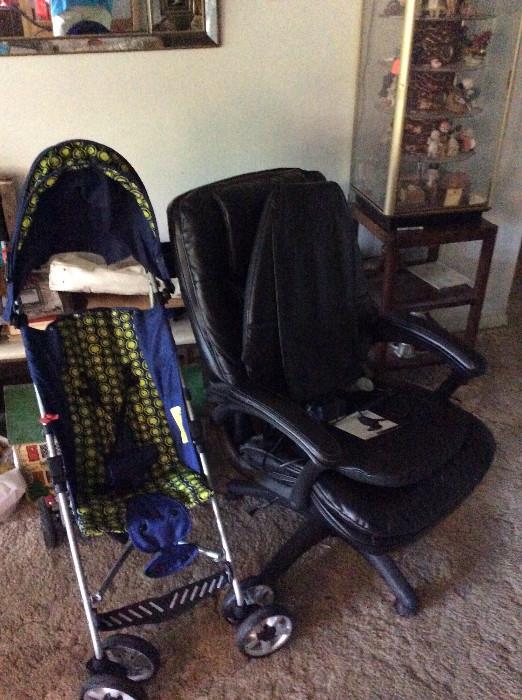 Stroller and Office Chair