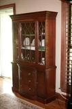 Hallmark Quality Furniture mahogany breakfront china cabinet