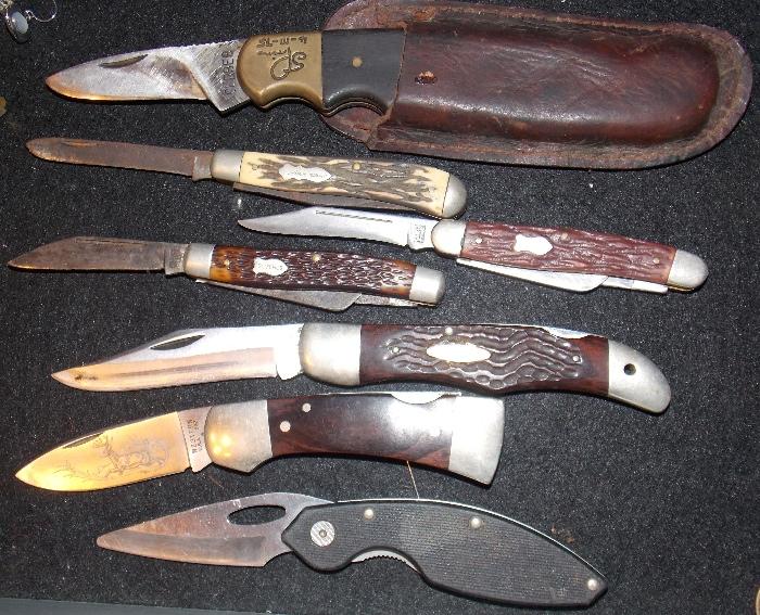 Case, Uncle Henry, Western, more knives
