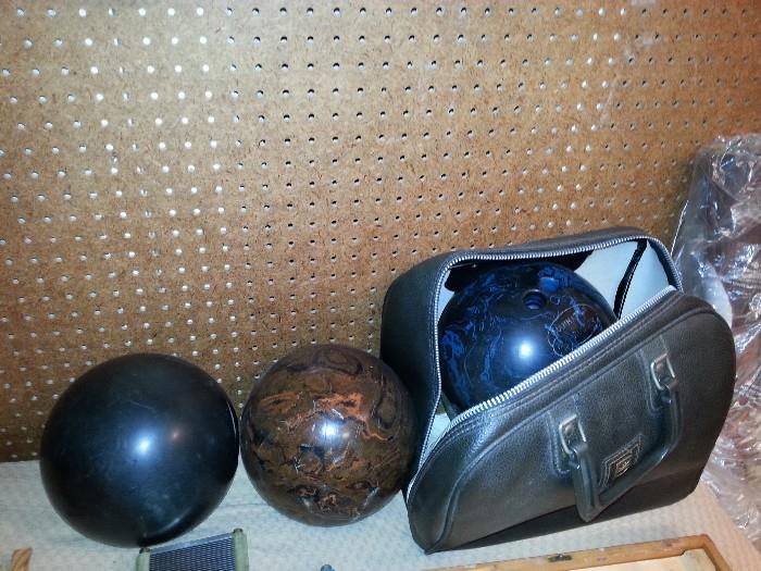 Vintage bowling bowls..could be a game changer