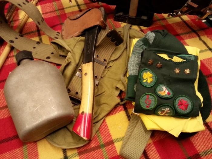Vintage Boy Scout and Girl Scout items