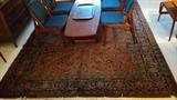 Yummy vintage Belgium rug, good copy of Persian Sarouk.