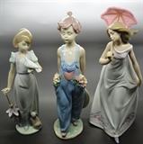 Several Lladro Figurines. See our website for hundreds more of pictures.   www.MichiganAuctionCompany.com 