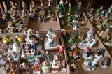 Massive collection of good figurines including Boyds.   Being sold in large group lots!