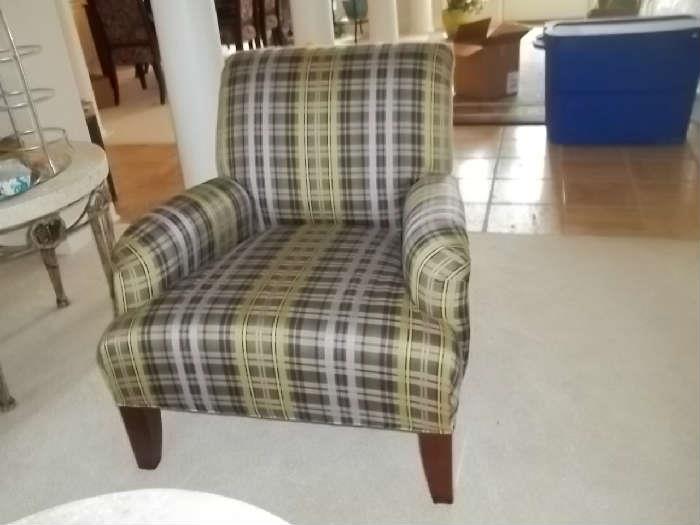 custom covered chair