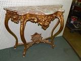 Great antique Rocco hall table