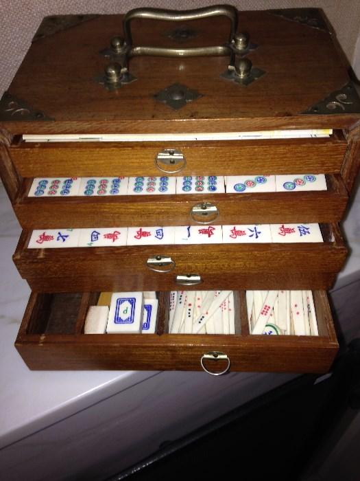 Old mahjong set