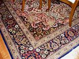 Exquisite quality silk rug.
