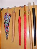 Vintage umbrellas. Lucits Handles. Never Used.