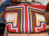 Telephone cord purse.