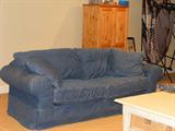 Denim Sofa with pull out bed.