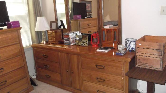 A Brandt from Fort Worth dresser with mirror