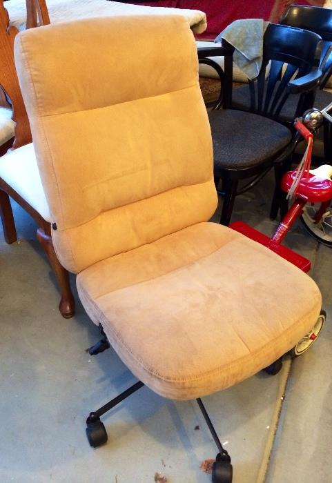 Suede Office Chair