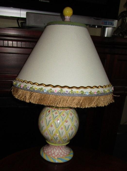 MacKenzie Childs Lamp - ORIGINAL: $ 585 -- ASKING: $ 250