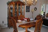 Dining room set and matching china cabinet
