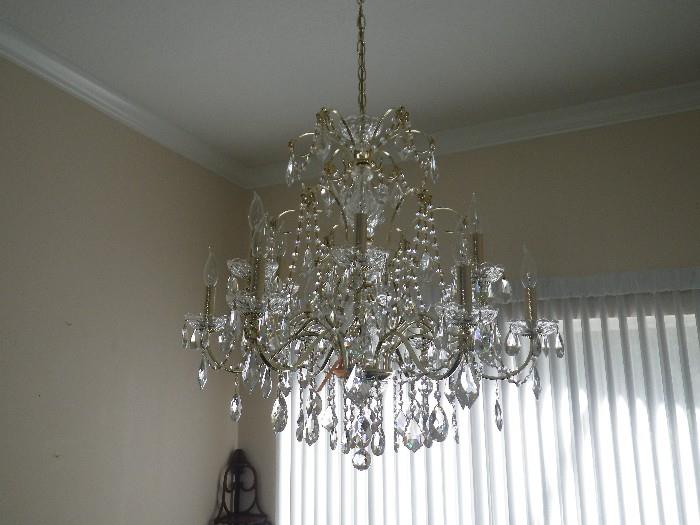 Swavrovski crystal chandelier
