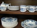 Blue & White china made in England
