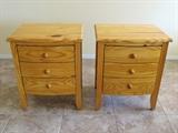 Nightstands with Three Drawers
