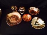 Samples of Carnival Glass
