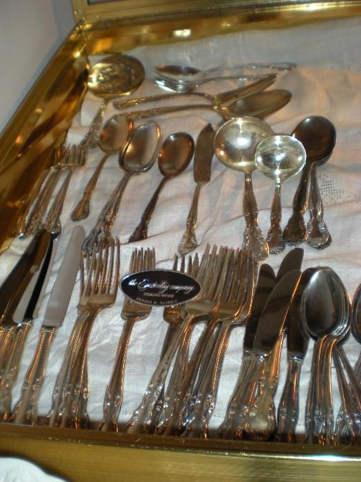 Easterling Sterling flatware "American Classic" 57 pieces