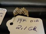 14K Diamond Ring