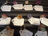Large Assortment of Ladies Gemstone Rings