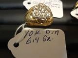 10K Diamond Ring