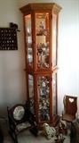 Very nice lit curio full of sweet smalls