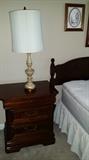 Very nice nightstand and matching headboard