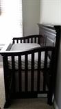 Side view of crib