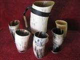 Horn Wine Set 