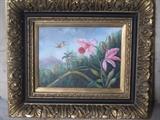 Hummingbird Oil Painting