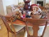 ETHAN ALLEN DINING TABLE ( 6 CHAIRS )