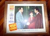 vintage ELVIS PRESLEY framed movie card  "Wild in the Country"