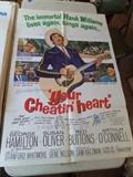 Great " Your Cheatin Heart" movie poster 