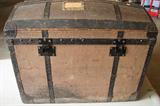 Antique French trunk by H. Poulain