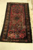 Antique Persian carpet runner 38" x 71"