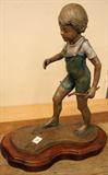 Bronze sculpture by Grace Napper, Wilmington, NC figurative sculptor