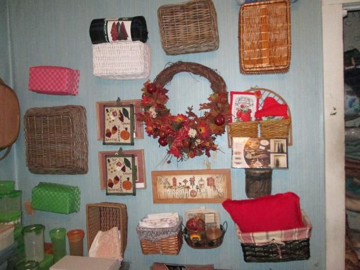 Baskets and decorative items