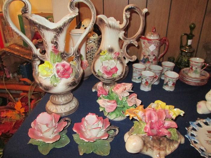 New for Sunday - Several Capodimonte pieces
