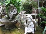 Cherub patio ornaments