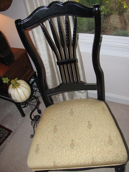 Pair of dining side chairs