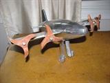 Airplane art sculpture