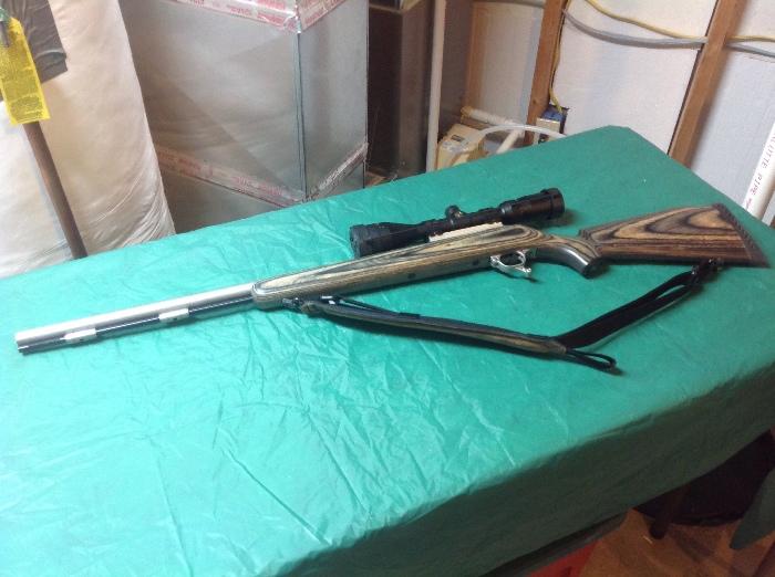 Muzzle loader rifle with ammo and accessories .50 cal