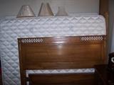 FRUITWOOD DOUBLE BED