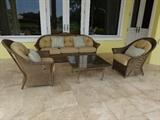 LLOYD LOOM/FLANDERS PATIO SET (4PC SET)