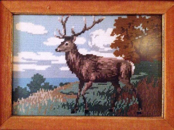Lots of incredibly detailed cross stitch by Dorthy
