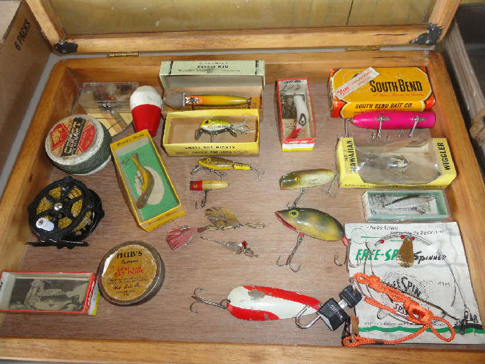 fishing tackle some in orig boxes